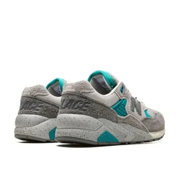 NIB Palace & New Balance Collab 580 Gargoyle Grey Blue MT580PA2 Low Sneakers 11 - Picture 2 of 16